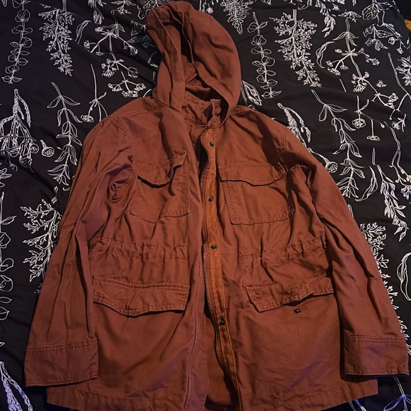 Rust Orange Utility Jacket - Picture 5 of 5